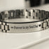 Personalisierbares Armband aus Edelstahl – für Männer mit Stil